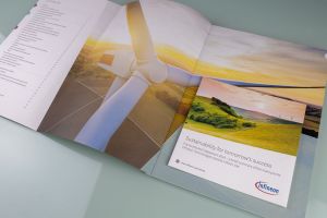 Case Study Umweltbericht Environmental Statement Infineon Austria Corporate Publishing Layout Design