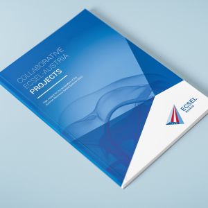ecsel austria report projects brochure design layout werbeagentur klagenfurt vienna wien